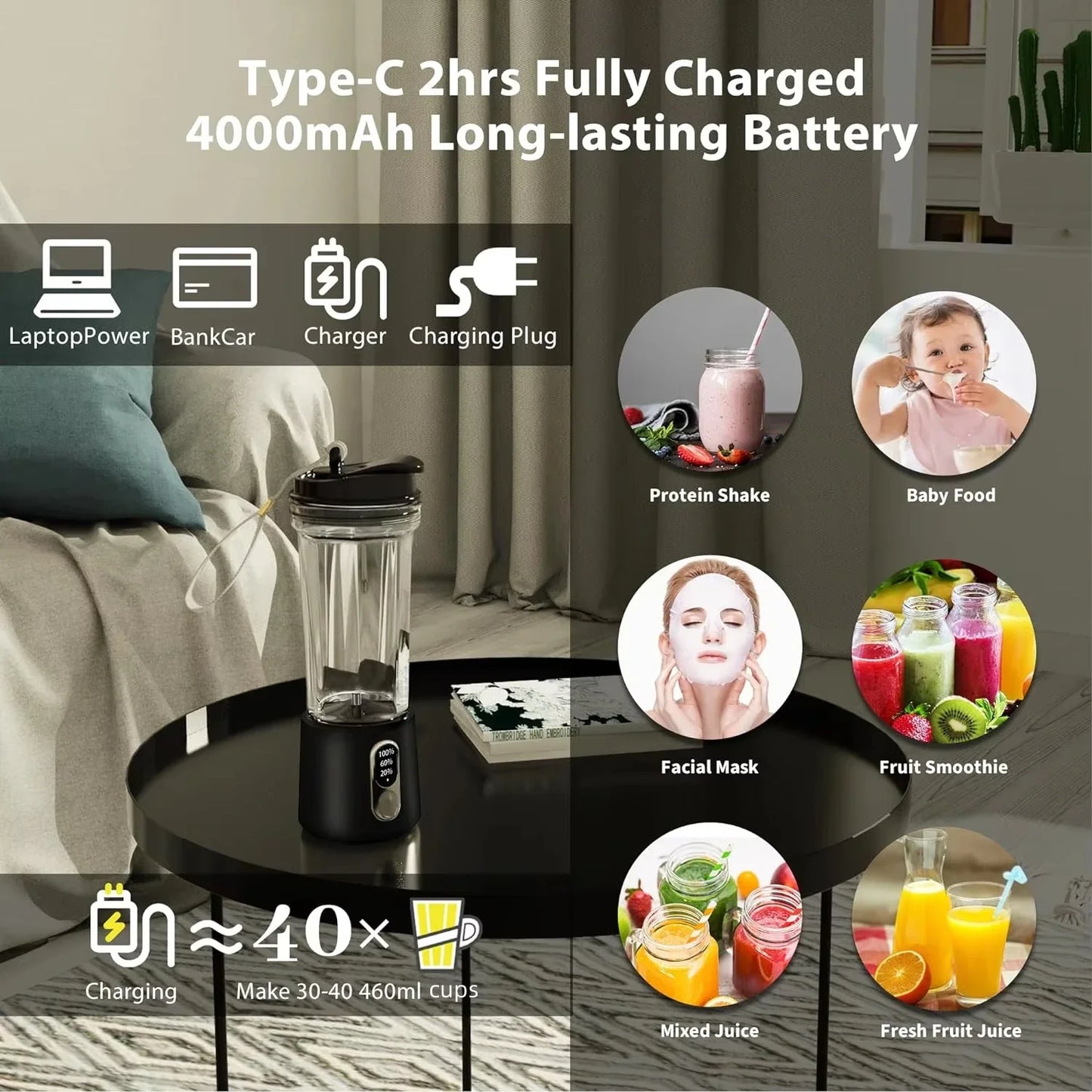 Portable Smoothie Juicer