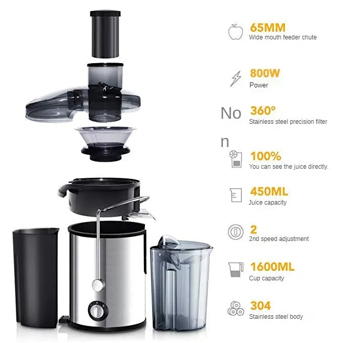 High-Power Centrifugal Juicer