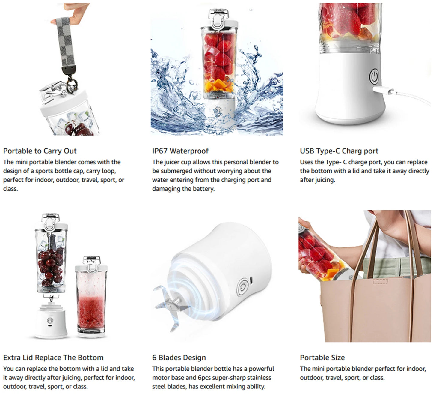 Portable Smoothie Blender